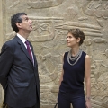 Visite du Louvre le diamnche 13 juillet en prÃ©sence de Henri Loyrette, prÃ©sident du Louvre .