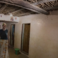 Village de Bouhinor. Casamance, Sénégal. La maison de Paul Mendy. Sonko, une de ses filles.