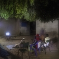 La cour de la maison de Doussou Konaté au village de Keur Sambara. Région de Thiès, Sénégal.